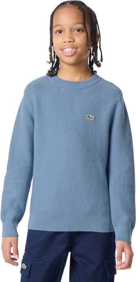 Lacoste sweater met logo blauw