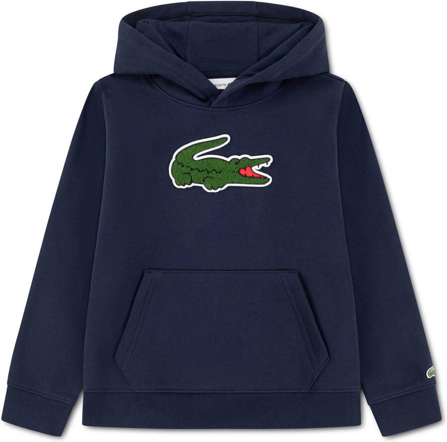Lacoste sweater met logo donkerblauw