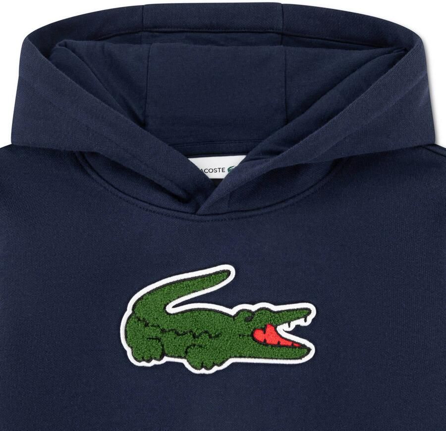 Lacoste sweater met logo donkerblauw - Foto 2