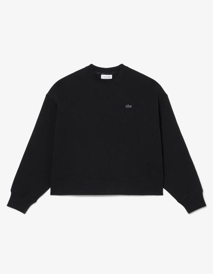 Lacoste sweater met logo zwart