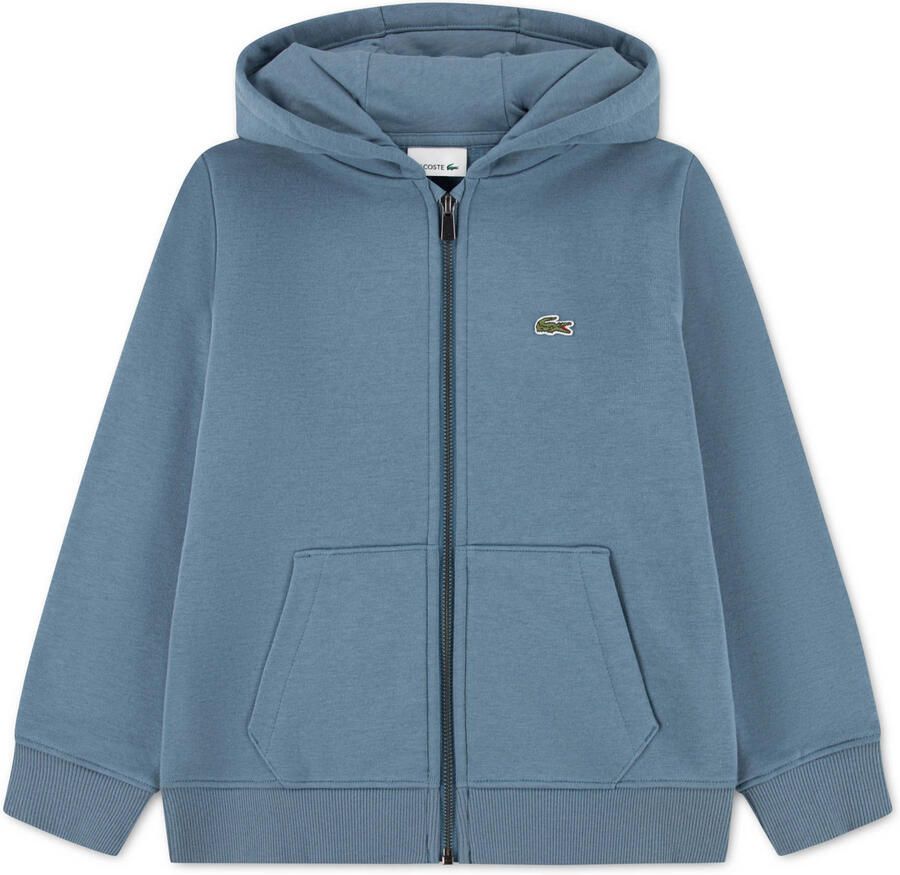 Lacoste sweatvest met logo blauw
