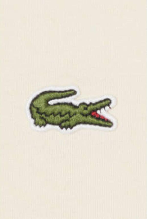 LACOSTE Heren Polo's & T-shirts Cotton T-shirt Creme - Foto 6
