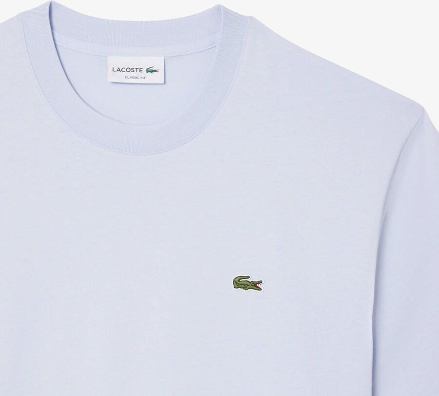 Lacoste Klassieke pasvorm Logo Geborduurd T-shirt Blue Heren - Foto 2
