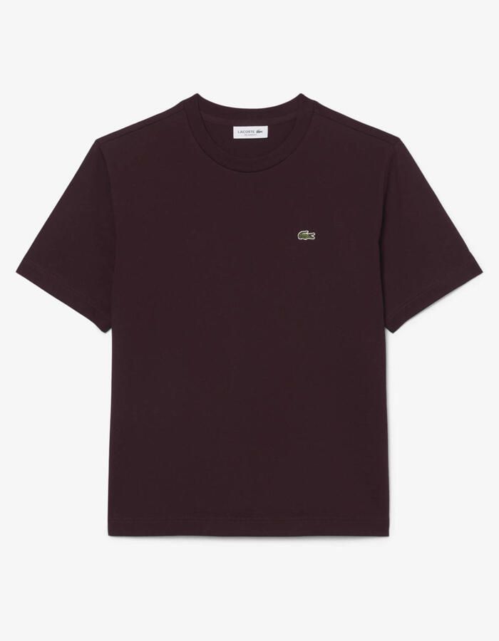 Lacoste T-shirt Korte Mouw T-shirt en coton doux relaxed fit