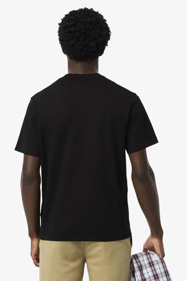 Lacoste Short Sleeved Crew Neck T-shirts Kleding black maat: S beschikbare maaten:S M L XL XXL - Foto 8