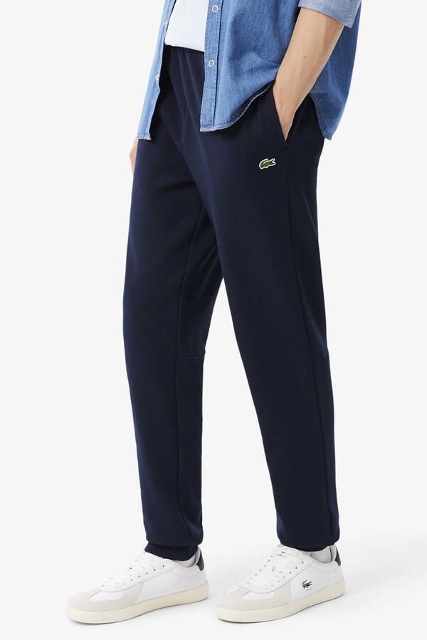 Lacoste tapered joggingbroek donkerblauw - Foto 2