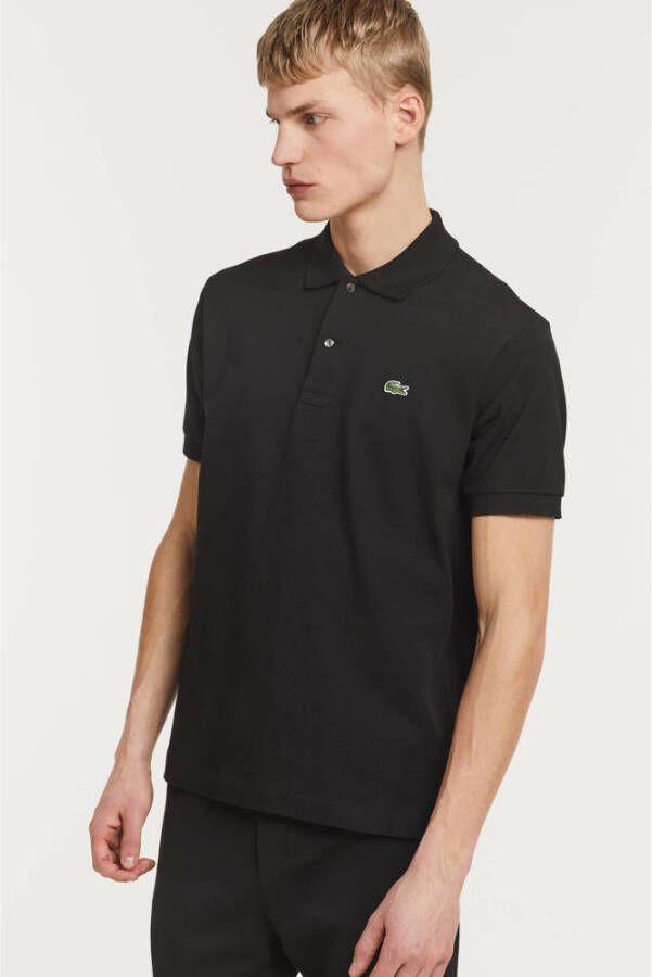 Lacoste regular fit polo black