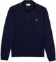 LACOSTE Heren Polo's & T-shirts 1hp2 Men Long Sleeved Best Polo Donkerblauw - Thumbnail 10