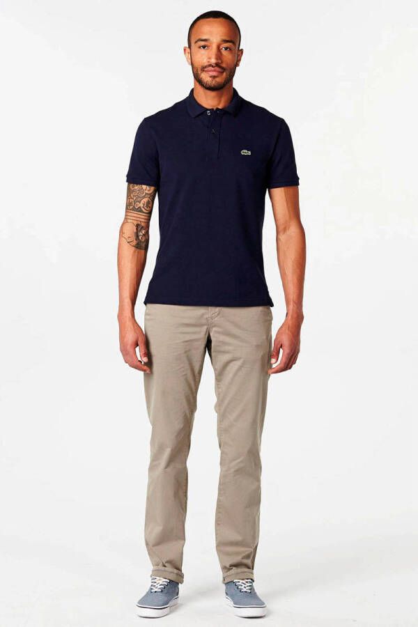 Lacoste slim fit polo 166 navy blue