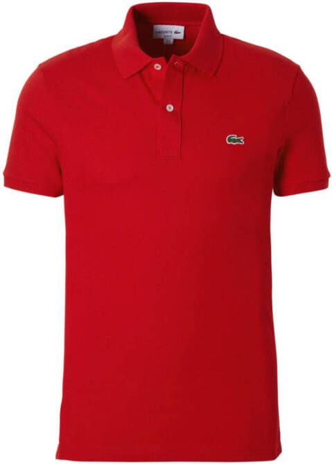 Lacoste slim fit polo 240 red