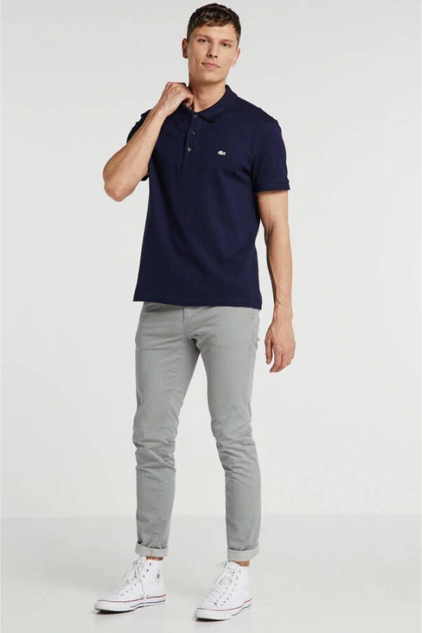 Lacoste slim fit polo donkerblauw