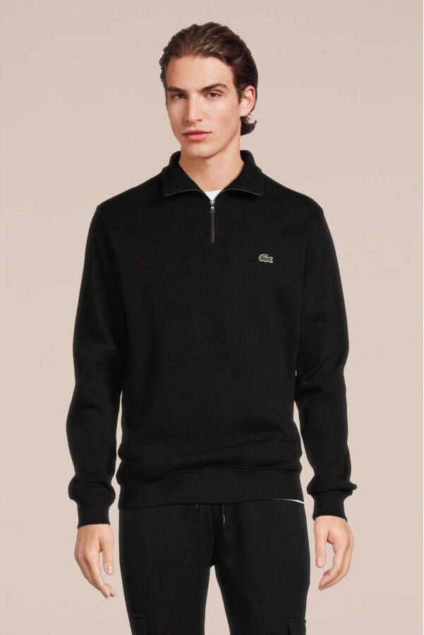 Lacoste sweater met logo black