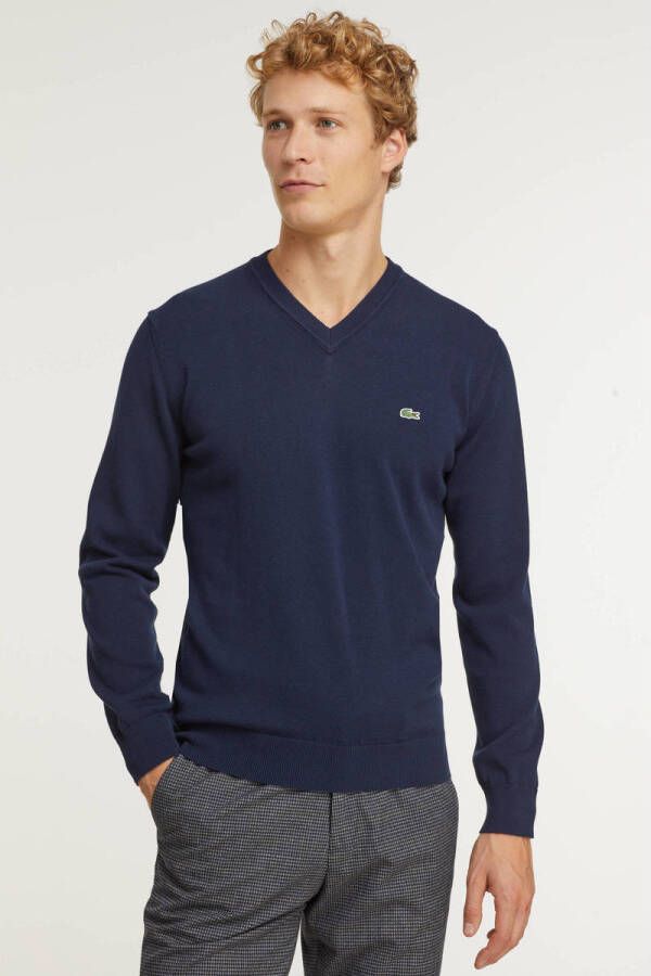 Lacoste Cotton V-neck Sweater Heren