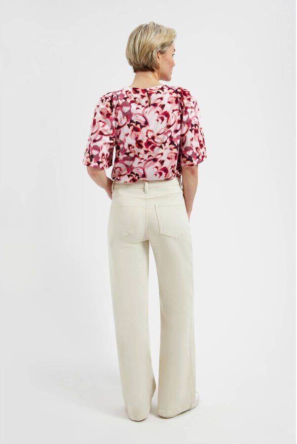 Lady Day Faith high waist straight leg jeans crème - Foto 2