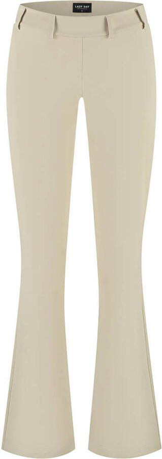 Lady Day flared broek beige - Foto 2
