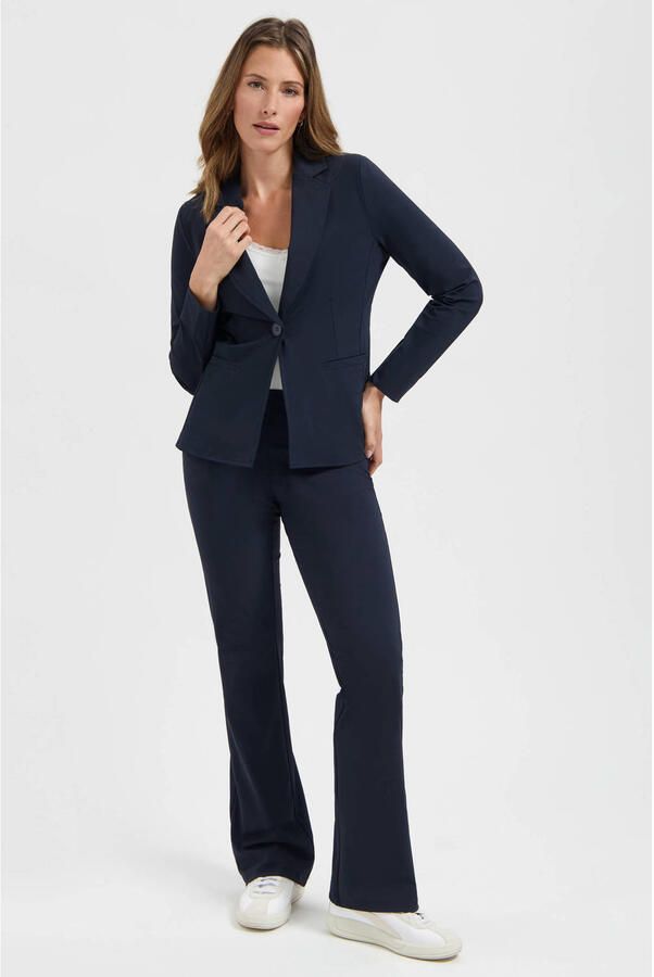 Lady Day flared broek donkerblauw