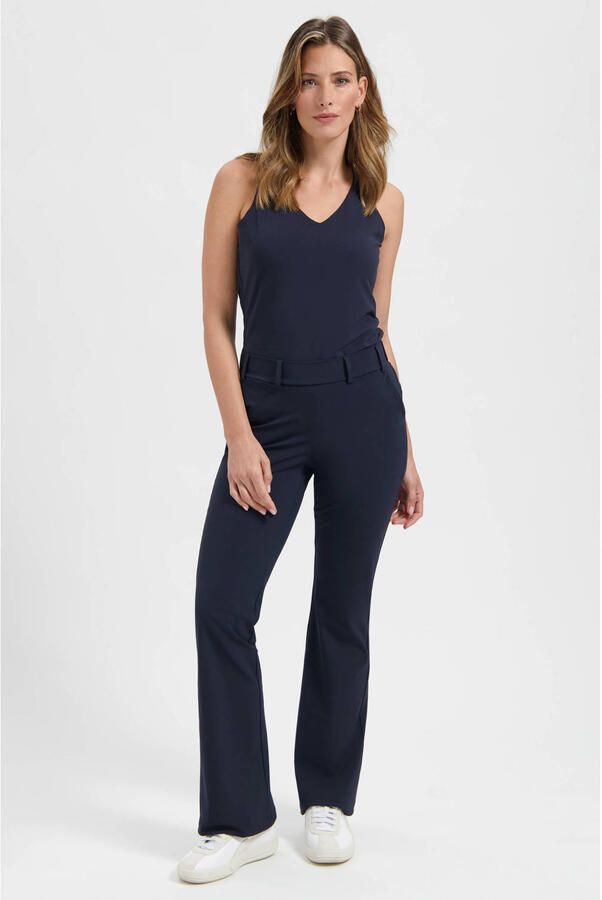 Lady Day flared broek donkerblauw - Foto 2