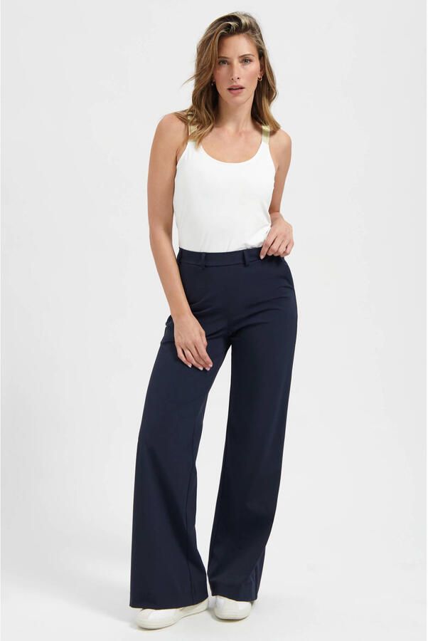 Lady Day flared high waist casual broek zwart - Foto 2