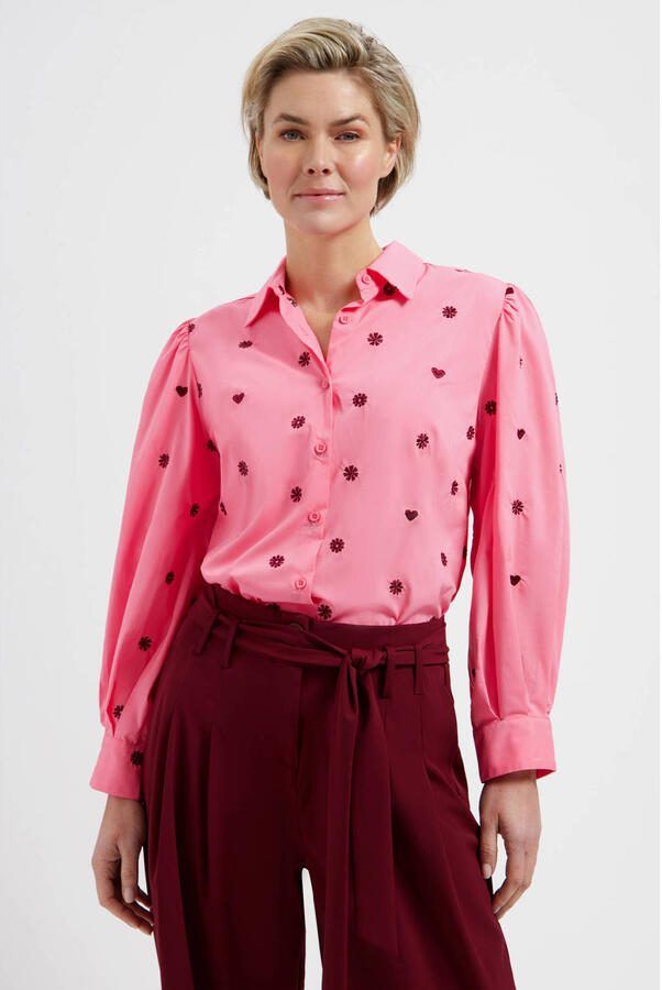 Lady Day gebloemde blouse roze - Foto 2