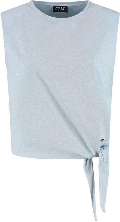Lady Day top lichtblauw