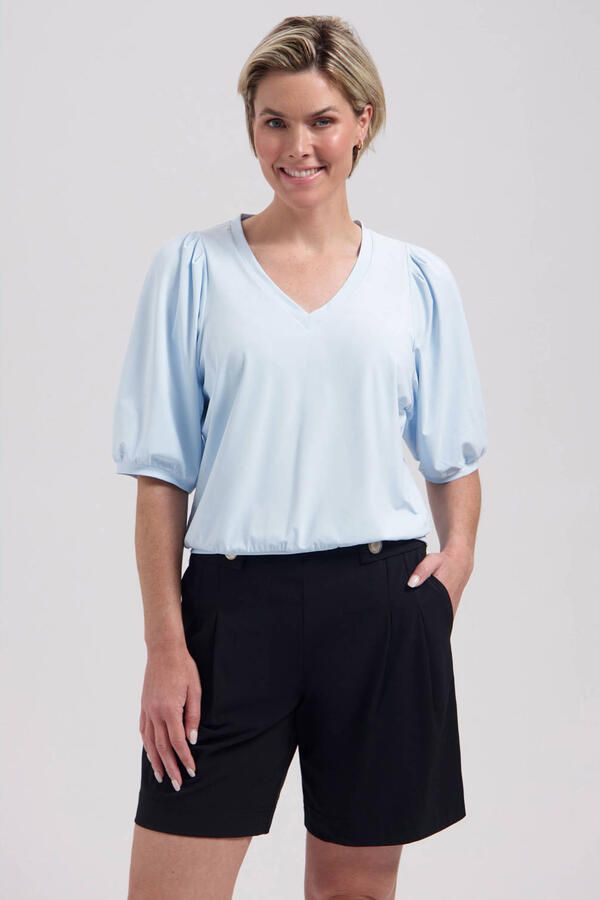 Lady Day top lichtblauw