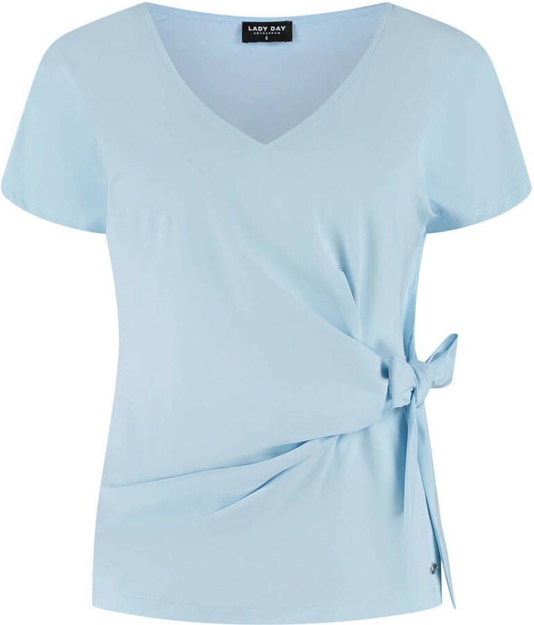 Lady Day top lichtblauw