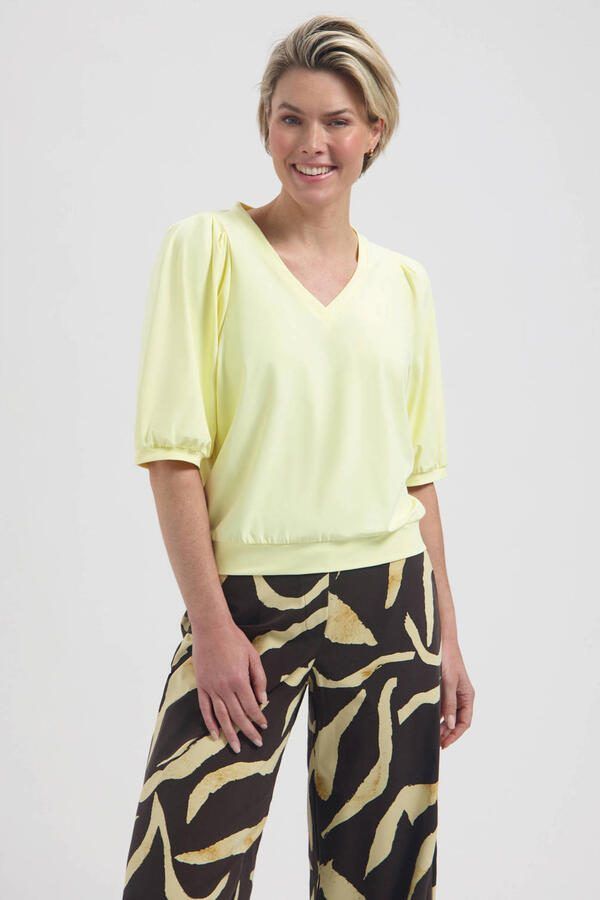 Lady Day top lichtgeel