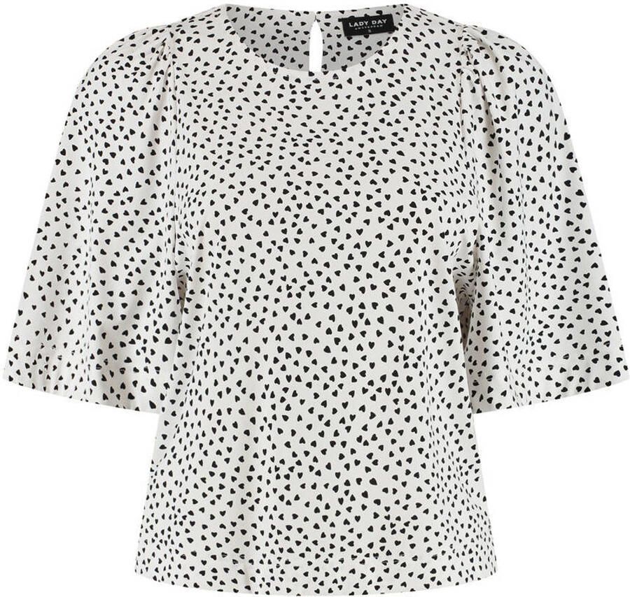 Lady Day top met hartjes - Foto 2