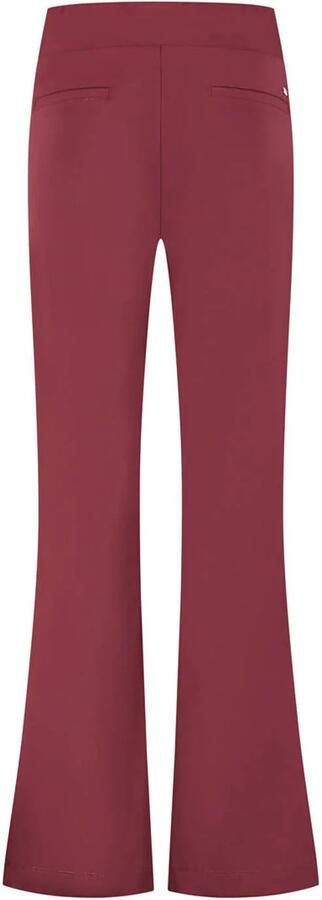 Lady Day travelstof flared broek donkerrood - Foto 2