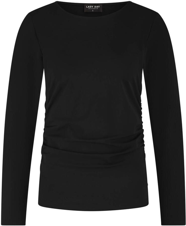 Lady Day travelstof top zwart