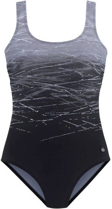 Lascana Badpak met batikprint en modellerend effect