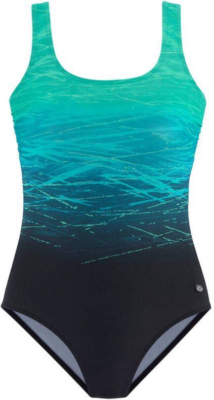 Lascana Badpak met batikprint en modellerend effect