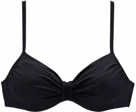 Lascana Bikinitop met beugels Italy met aangerimpeld midden