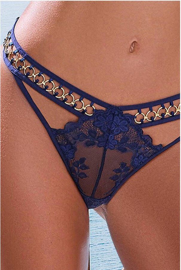 Lascana Tanga met cut-outs en decoratieve ringen sexy lingerie verleidelijke ondermode - Foto 2