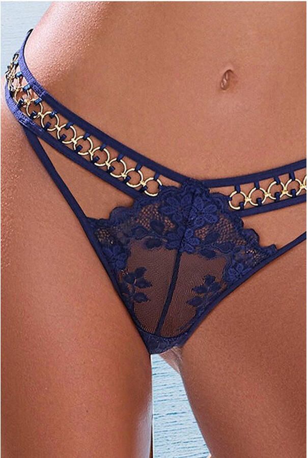 Lascana Tanga met cut-outs en decoratieve ringen sexy lingerie verleidelijke ondermode - Foto 2