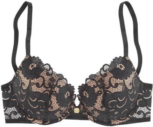 Jette Joop Push-up-bh van gebloemde kant dessous - Foto 1