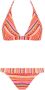 Lascana triangel bikini met all over print oranje roze geel - Thumbnail 1