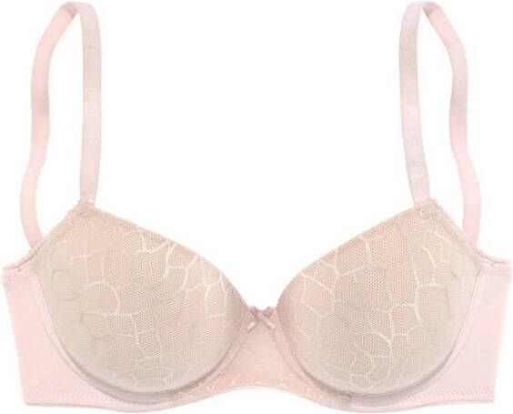 Lascana Bh met steuncups Chiara met grafisch netmotief dessous