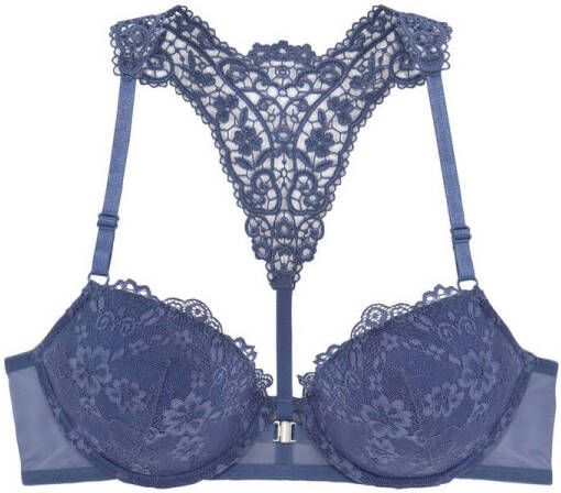 Lascana Push-up-bh MELISSA met praktische voorsluiting & borduurkant
