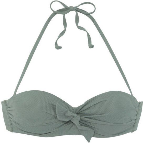 Lascana Beugelbikinitop in bandeaumodel Cana met strik voor