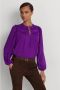 Lauren Ralph Lauren Blouse met druppelvormige hals model 'AMAILLA' - Thumbnail 1