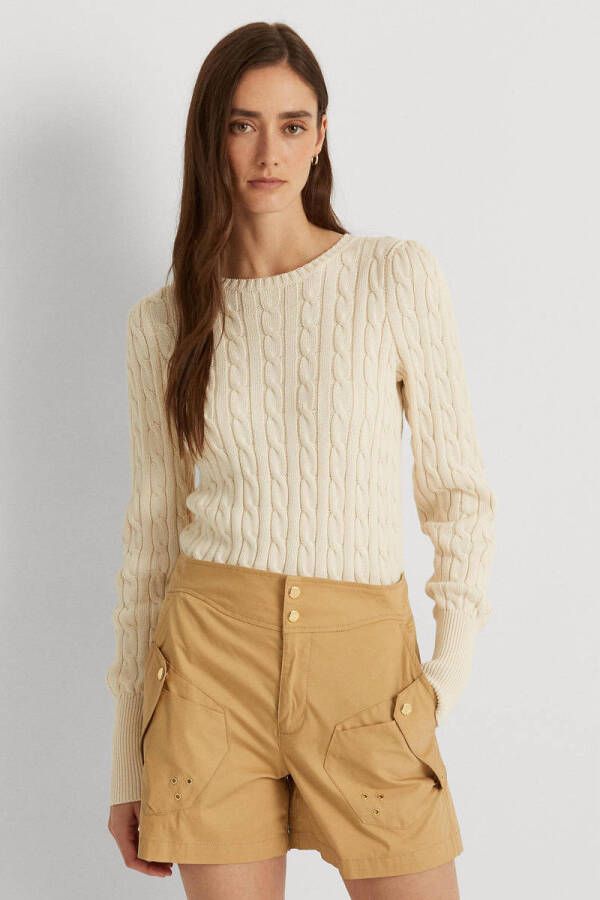 Lauren Ralph Lauren Gebreide pullover met kabelpatroon model 'GERAINT'