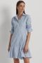 Lauren Ralph Lauren gestreepte jurk Triella blauw - Thumbnail 1