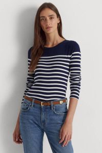 Lauren Ralph Lauren Shirt met lange mouwen en streepmotief model 'MULIATI'
