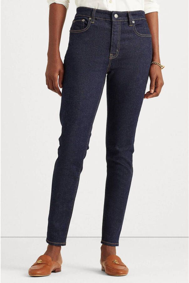Lauren Ralph Lauren high waist skinny jeans dark denim