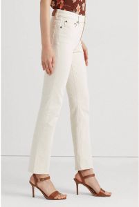 Lauren Ralph Lauren high waist straight fit jeans crème