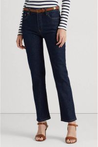 Lauren Ralph Lauren high waist straight fit jeans dark denim