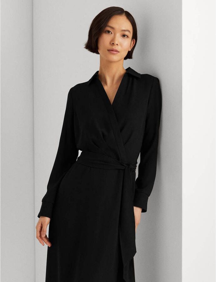 Lauren Ralph Lauren Jurk met reverskraag model 'ROWELLA'