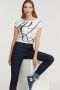 Lauren Ralph Lauren T-shirt met labelprint model 'GRIETA' - Thumbnail 1
