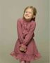 Le Chic blousejurk SWAN mauve Roze Meisjes Polyester Ronde hals 110 - Thumbnail 1